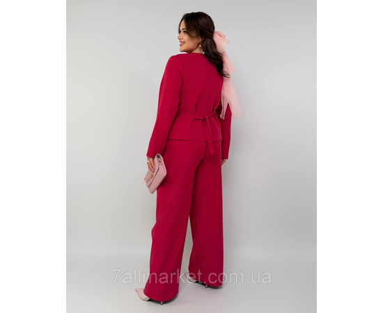 Фотография Костюм двойка женский креп костюмка  размеры 46-60 "LADA" недорого от прямого поставщик, изображение 4