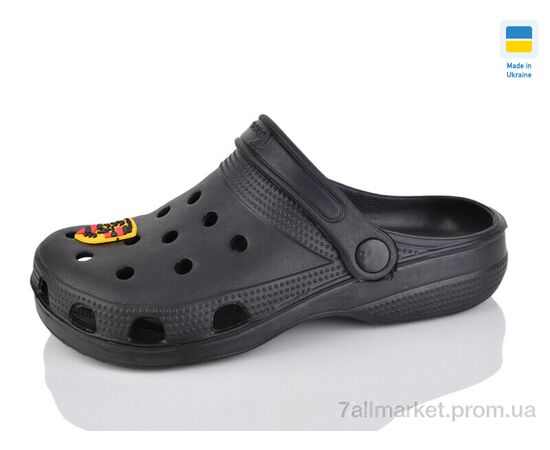Фотография Кроксы детские летние Лето SV18 чорний порше (6 пар р.36-41) "Inblue" недорого оптом от прямого поставщика, изображение 2