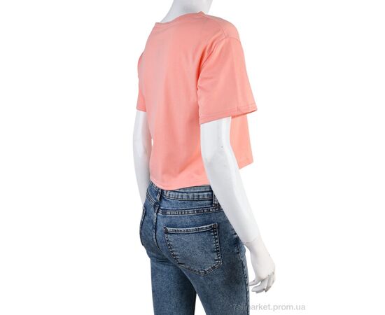Футболка жіноча Літо 08789-17-1 pink (8 шт. р.сіткаL-2XL) "Obuvok" недорого оптом від прямого постачальника, зображення 2