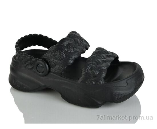 Фотография Босоножки женские летние Лето 7009 black (6 пар р.35-41) "CAB" недорого оптом от прямого поставщика, изображение 2