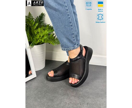 Фотография Босоножки женские летние Лето 155 ч.ш. (8 пар р.36-41) "ARTO" недорого оптом от прямого поставщика, изображение 2