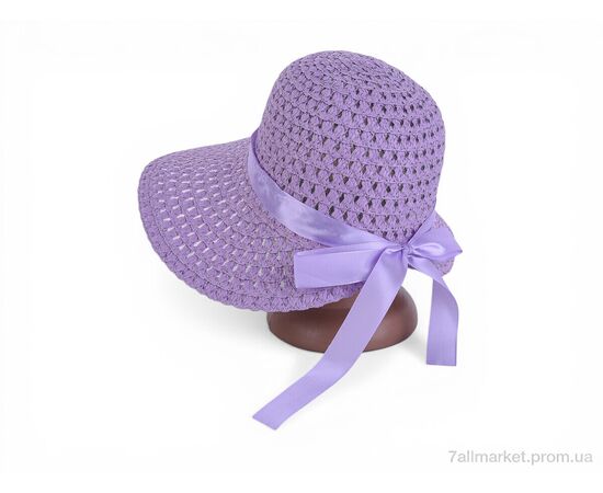 Капелюх жіночий Літо 02-18 violet (5 шт. р.сітка58) "TUZZI" недорого оптом від прямого постачальника, зображення 2