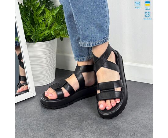 Фотография Босоножки женские летние Лето 4071-99 чорний к. (6 пар р.36-40) "A.N.I.One" недорого оптом от прямого поставщика, изображение 2