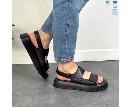 Фотография Босоножки женские летние Лето 4077-59 чорний к. (6 пар р.36-40) "A.N.I.One" недорого оптом от прямого поставщика, изображение 2