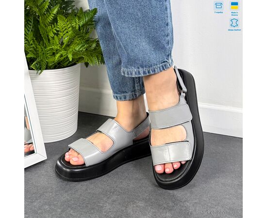 Фотография Босоножки женские летние Лето 4077-59 сірий к. (6 пар р.36-40) "A.N.I.One" недорого оптом от прямого поставщика, изображение 2