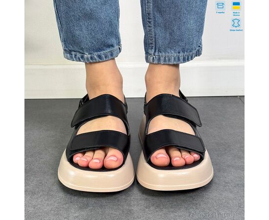 Фотография Босоножки женские летние Лето 4077-59К чорний к. (6 пар р.36-40) "A.N.I.One" недорого оптом от прямого поставщика, изображение 3