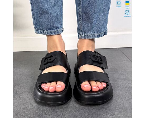 Фотография Босоножки женские летние Лето 4077-GG чорний к. (6 пар р.36-40) "A.N.I.One" недорого оптом от прямого поставщика, изображение 3