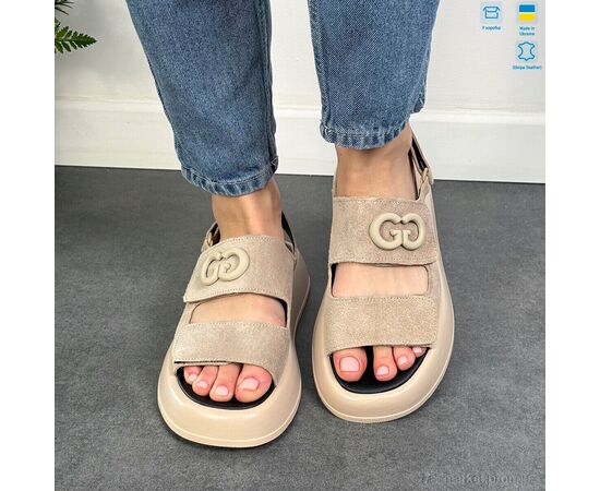 Фотография Босоножки женские летние Лето 4077-GG беж з. (6 пар р.36-40) "A.N.I.One" недорого оптом от прямого поставщика, изображение 2