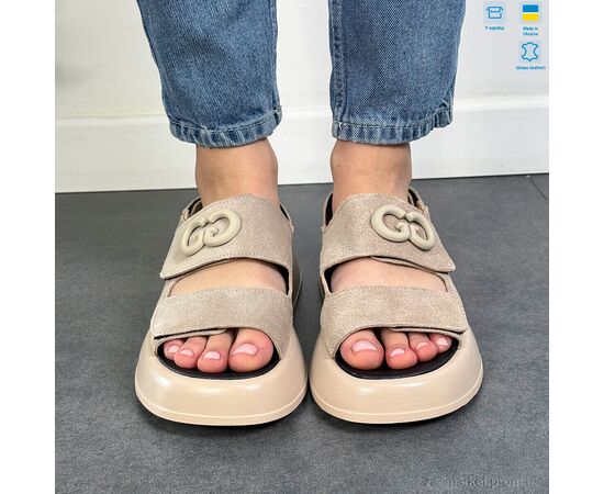 Фотография Босоножки женские летние Лето 4077-GG беж з. (6 пар р.36-40) "A.N.I.One" недорого оптом от прямого поставщика, изображение 3