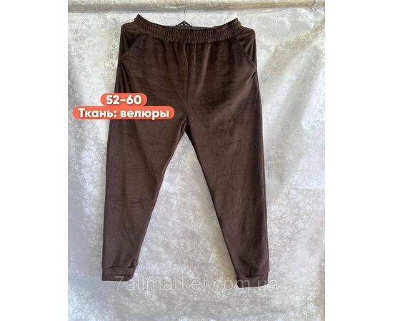 Спортивні штани жіночі, на манжеті/батал р-ри 52-60 (5 кв) "STELLA" недорого від прямого постачальника, зображення 3