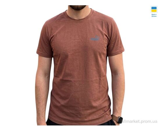 Фотография Футболка мужская Лето 06PU шоколад (5 шт. р.сетка 56-64) "Margo" недорого оптом от прямого поставщика, изображение 2