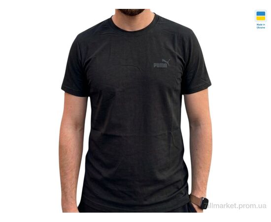 Фотография Футболка мужская Лето 06PU чорний (5 шт. р.сетка 56-64) "Margo" недорого оптом от прямого поставщика, изображение 2