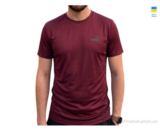 Фотография Футболка мужская Лето 06PU бордо (5 шт. р.сетка 56-64) "Margo" недорого оптом от прямого поставщика, изображение 2