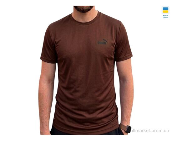 Фотография Футболка мужская Лето 6PU т.шоколад (5 шт. р.сетка 46-54) "Margo" недорого оптом от прямого поставщика, изображение 2