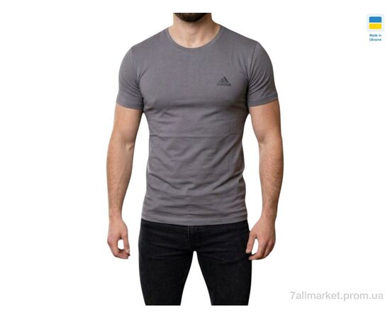 Фотография Футболка мужская Лето 06AD фум (5 шт. р.сетка 56-64) "Margo" недорого оптом от прямого поставщика, изображение 2