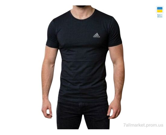 Фотография Футболка мужская Лето 06AD чорний (5 шт. р.сетка 56-64) "Margo" недорого оптом от прямого поставщика, изображение 2