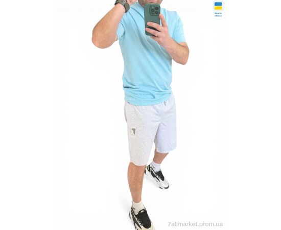 Фотография Костюм мужской Лето 2097 блакитно-меланжевий (4 шт. р.сетка M-2XL) "Alisa Brand" недорого оптом от прямого поставщика, изображение 2