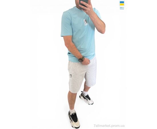 Фотография Костюм мужской Лето 2097 блакитно-меланжевий (4 шт. р.сетка M-2XL) "Alisa Brand" недорого оптом от прямого поставщика, изображение 4