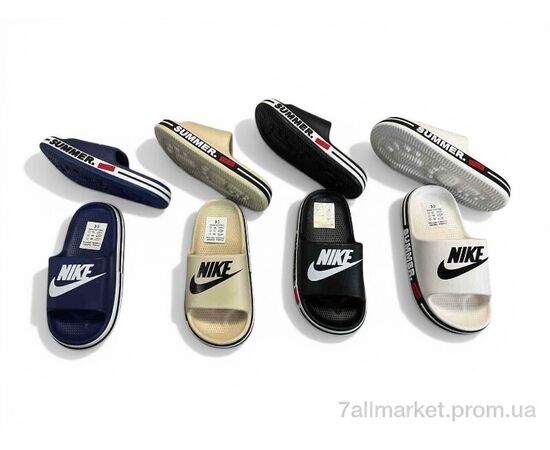 Фотография Шлепки детские летние Лето E2588 mix (12 пар р.30-35) "Rai shoes" недорого оптом от прямого поставщика, изображение 2