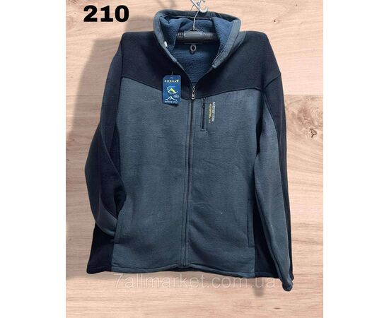 Кофта чоловіча спортивна на блискавці/фліс р-ри 2XL-6XL (4кв)"STELLA" недорого від прямого постачальника, зображення 2