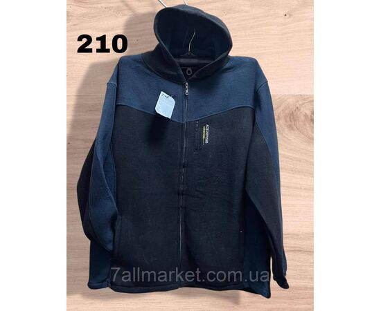 Кофта чоловіча спортивна на блискавці/фліс р-ри 2XL-6XL (4кв)"STELLA" недорого від прямого постачальника, зображення 4