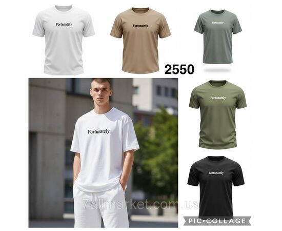 Футболка чоловіча молодіжна з накатом р-ри 48-58 (5 кв) "SKAY" недорого гуртом від прямого постачальника, зображення 2