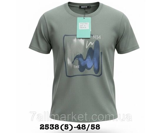 Футболка чоловіча молодіжна з накатом р-ри 48-58 (5 кв) "SKAY" недорого гуртом від прямого постачальника, зображення 2