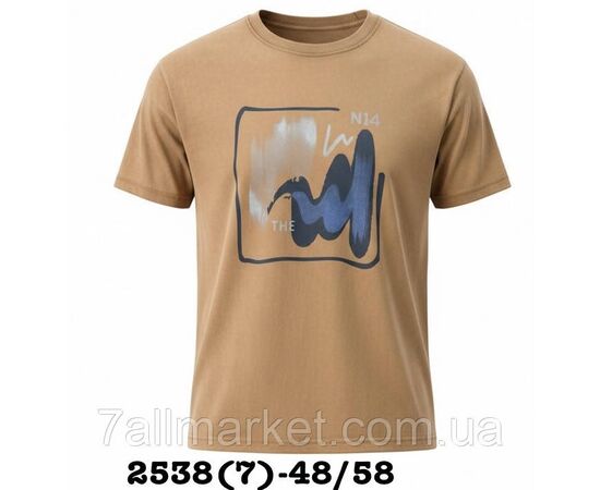 Футболка чоловіча молодіжна з накатом р-ри 48-58 (5 кв) "SKAY" недорого гуртом від прямого постачальника, зображення 3