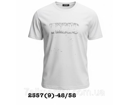 Футболка чоловіча молодіжна з накатом р-ри 48-58 (5 кв) "SKAY" недорого гуртом від прямого постачальника, зображення 3