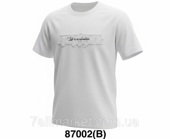 Футболка чоловіча молодіжна з 3Д написом р-ри M-3XL (4кв) "SKAY" недорого гуртом від прямого постачальника, зображення 2