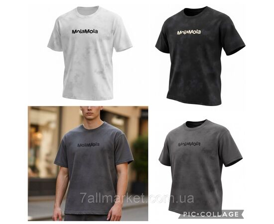 Футболка чоловіча молодіжна MolaMola р-ри M-3XL (3кв) "SKAY" недорого гуртом від прямого постачальника, зображення 2