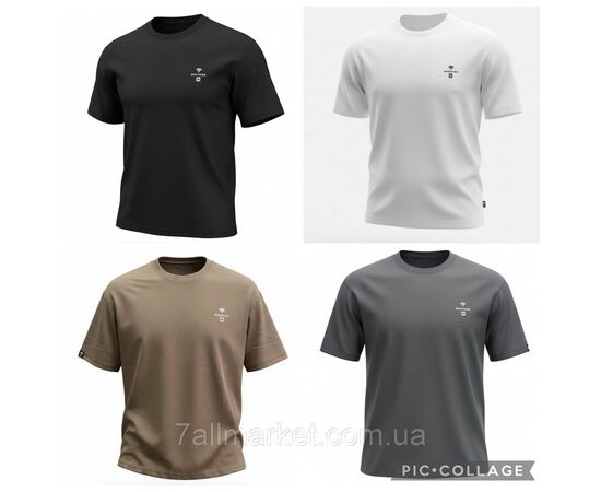 Футболка чоловіча молодіжна р-ри M-3XL (2кв) "SKAY" недорого гуртом від прямого постачальника, зображення 2