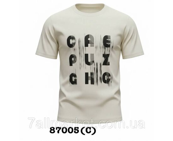 Футболка чоловіча молодіжна з написом M-3XL (4 кв) "SKAY" недорого гуртом від прямого постачальника, зображення 4