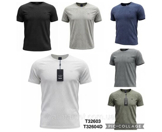 Футболка чоловіча молодіжна однотонна р-ри L-4XL (6кв) "SKAY" недорого гуртом від прямого постачальника, зображення 2