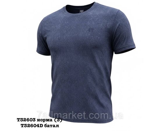 Футболка чоловіча молодіжна однотонна р-ри L-4XL (6кв) "SKAY" недорого гуртом від прямого постачальника, зображення 4