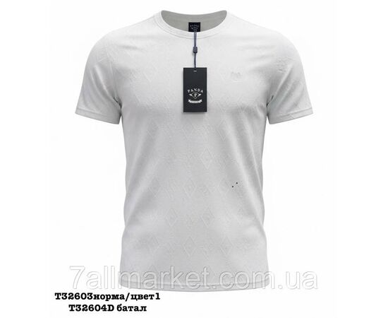 Футболка чоловіча молодіжна однотонна р-ри L-4XL (6кв) "SKAY" недорого гуртом від прямого постачальника, зображення 7