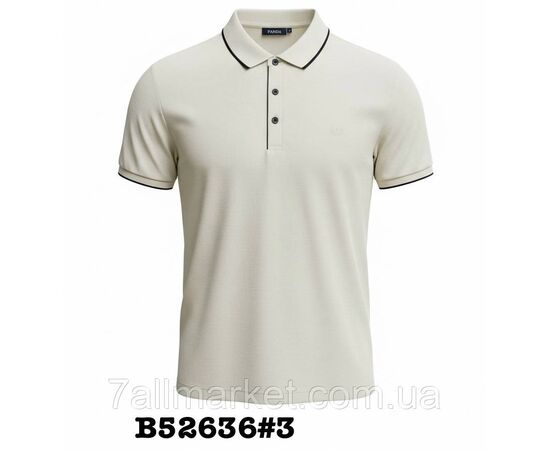 Футболка-поло чоловіча молодіжна однотонна р-ри L-4XL (4цв) "SKAY" недорого гуртом від прямого постачальника, зображення 3