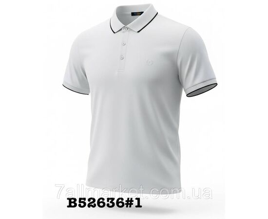 Футболка-поло чоловіча молодіжна однотонна р-ри L-4XL (4цв) "SKAY" недорого гуртом від прямого постачальника, зображення 4