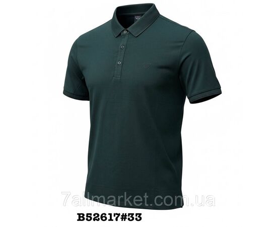 Футболка-поло чоловіча молодіжна однотонна р-ри L-4XL (5цв) "SKAY" недорого гуртом від прямого постачальника, зображення 2