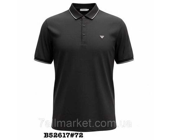 Футболка-поло чоловіча молодіжна однотонна р-ри L-4XL (5цв) "SKAY" недорого гуртом від прямого постачальника, зображення 3