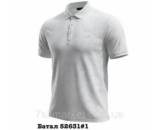 Футболка-поло чоловіча молодіжна батальна р-ри 5XL-9XL (4кв) "SKAY" недорого гуртом від прямого постачальника, зображення 3