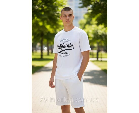 Футболка чоловіча молодіжна CALIFORNIA р-ри 48-58 (5кол) "SKAY" недорого гуртом від прямого постачальника, зображення 5
