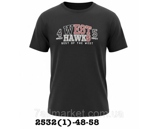 Футболка чоловіча молодіжна з написами р-ри 48-58 (5 кв) "SKAY" недорого гуртом від прямого постачальника, зображення 6