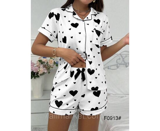 Фотография Пижама женская молодёжная р-ры S-2XL(3цв) "FLOWER" купить недорого от прямого поставщик, изображение 2