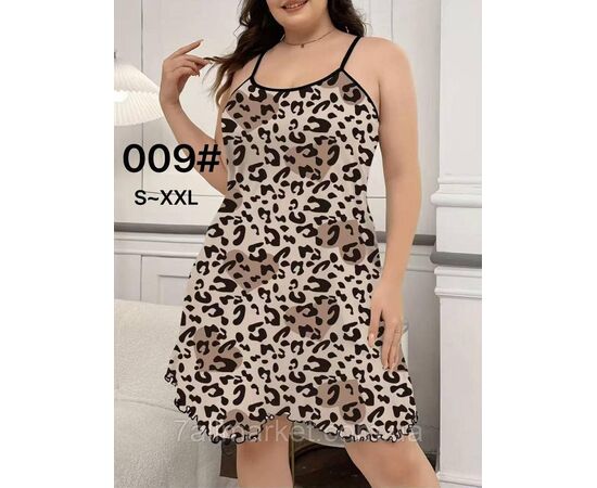 Фотография Ночная рубашка женская размеры S-2XL(2цв)"FLOWER" купить недорого от прямого поставщика, изображение 2