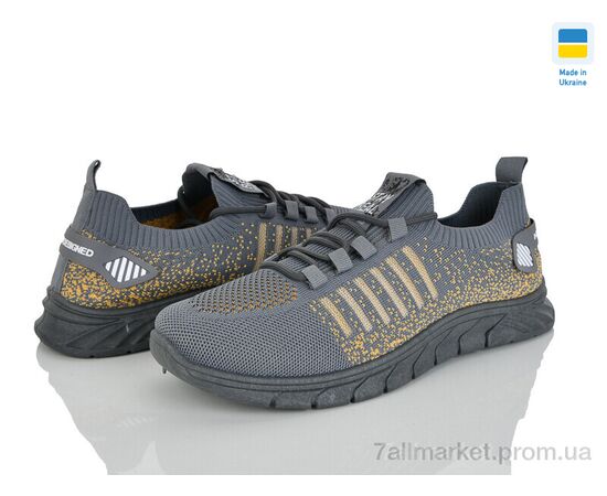 Фотография Кроссовки мужские модные Лето Крок К230 сірий (10 пар р.41-45) "Vladimir" недорого оптом от прямого поставщика, изображение 2