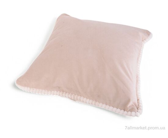 Подушка  10967 гобелен 50x50см beige (2 шт. р.сіткаOne size) "Obuvok" недорого оптом від прямого постачальника, зображення 3