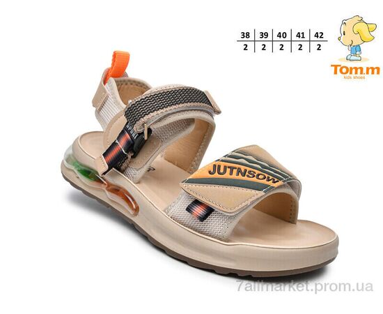 Сандалії дитячі літні Літо C2919B (10 пар р.38-42) "TOM.M" недорого оптом від прямого постачальника, зображення 2