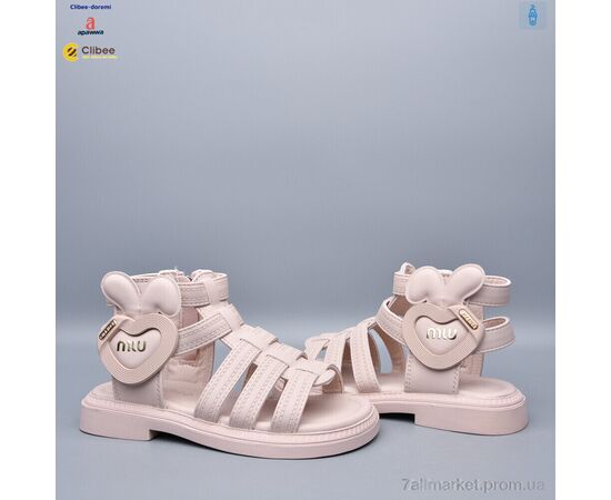 Босоніжки дитячі літні Літо ZB2282 pink (6 пар р.26-30) "Clibee-Doremi" недорого оптом від прямого постачальника, зображення 2