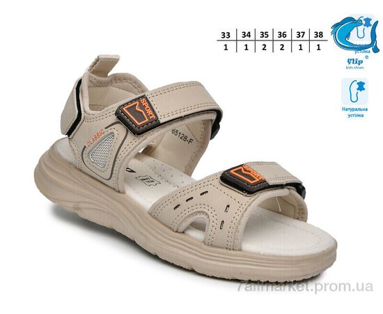 Сандалії дитячі літні Літо F65128F (8 пар р.33-38) "TOM.M" недорого оптом від прямого постачальника, зображення 2